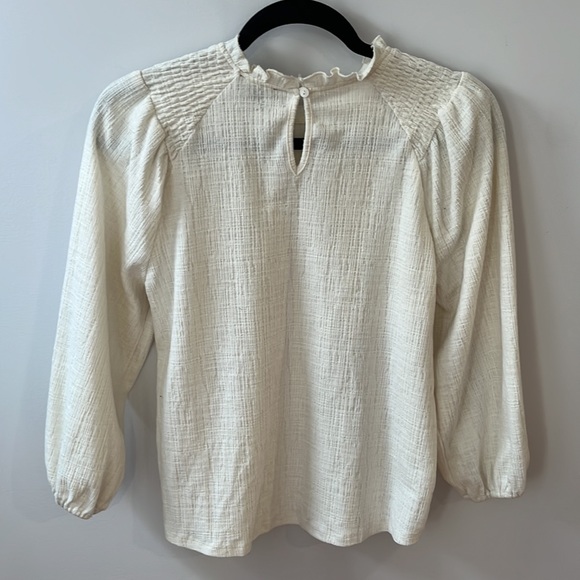 ❌SOLD❌Anthropologie Current Air White Blouse Size XS - Picture 4 of 4
